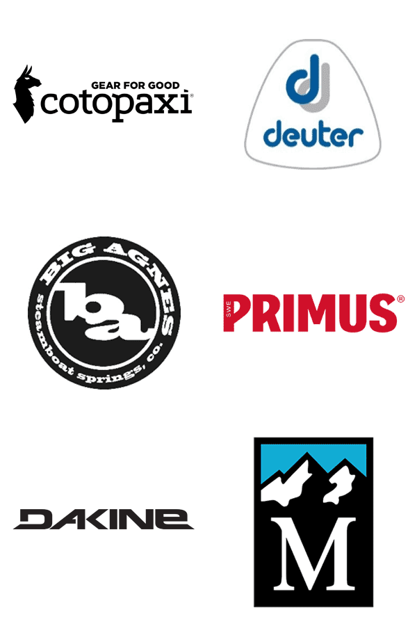 Brands we carry: Native Eyewear, Deuter, Big Agnes, Primus, Forecast Optics, and M