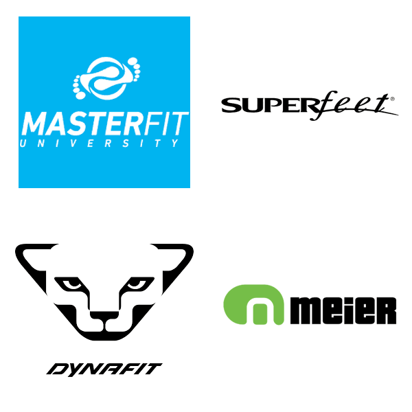 Brands we carry: Masterfit Universit, Superfeet, Dynafit, and Meier